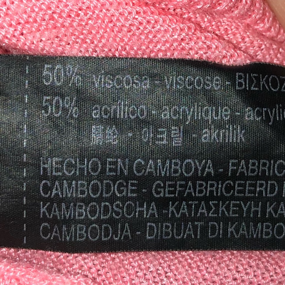 Zara knit lightweight pink long sleeve - Picture 4 of 8